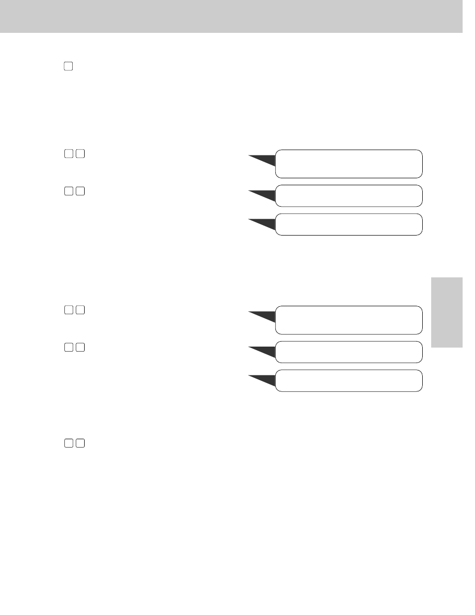 Remote operation, Returning the receive mode to the tad/fax mode, Turning the message transfer on or off | Turning the pager call on or off, Skipping the greeting message, Changing the receive mode to the tel mode | Panasonic KX-FPC141 User Manual | Page 111 / 156