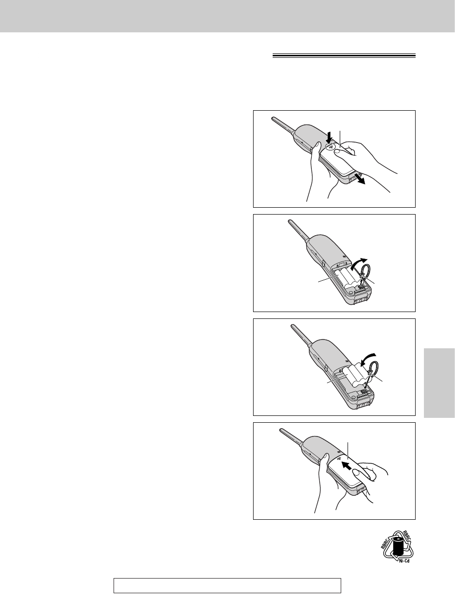 Battery replacing the handset battery | Panasonic KX-FPC141 User Manual | Page 129 / 156