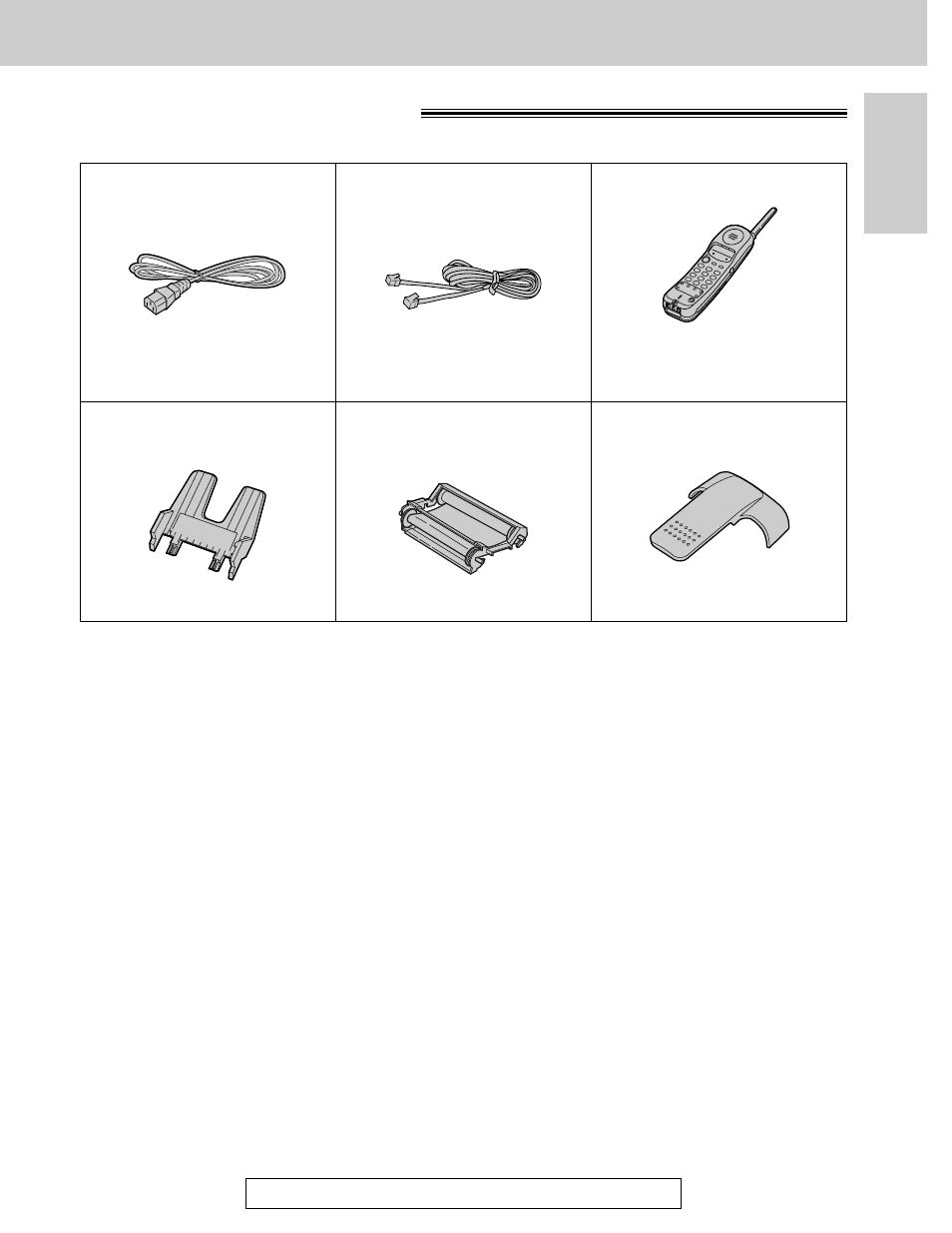 Accessories, Included accessories | Panasonic KX-FPC141 User Manual | Page 17 / 156