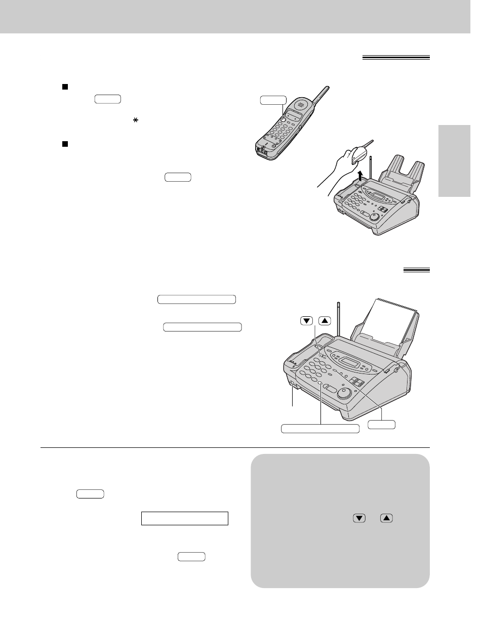 Answering a voice call with the speakerphone, Making and answering calls, Answering a voice call with the handset | Hints for the speakerphone operation | Panasonic KX-FPC141 User Manual | Page 37 / 156
