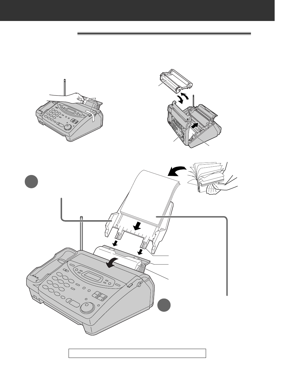 Quick start, Installation 1, Paper tray | Before installation, Recording paper | Panasonic KX-FPC141 User Manual | Page 5 / 156