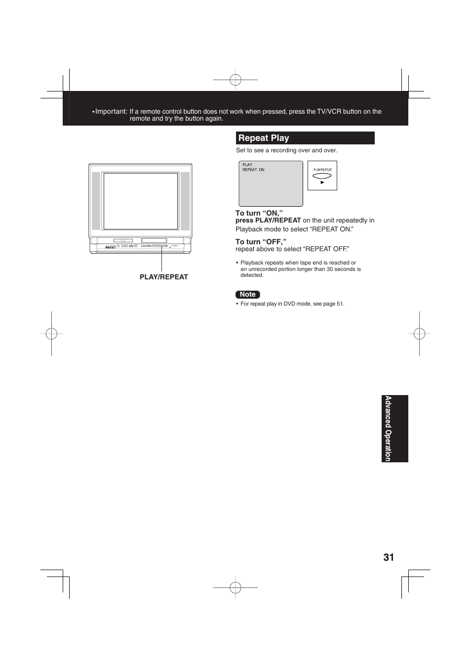 Repeat play | Panasonic PV-DF273 User Manual | Page 31 / 76