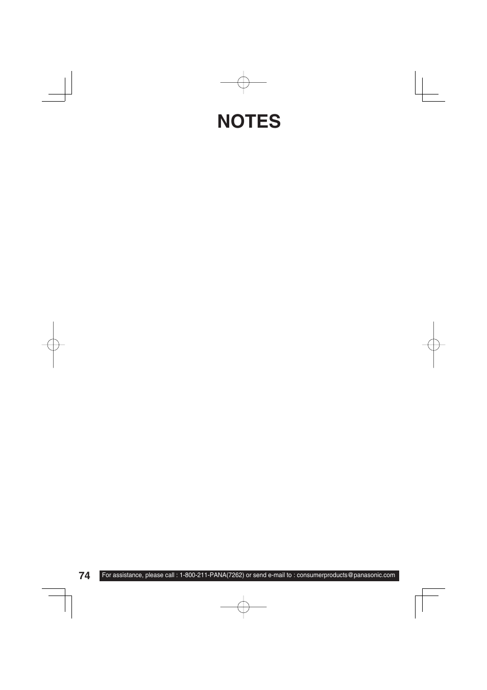 Panasonic PV-DF273 User Manual | Page 74 / 76