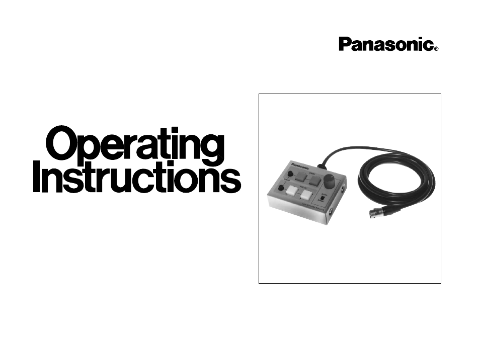 Panasonic AW-LK30 User Manual | 11 pages