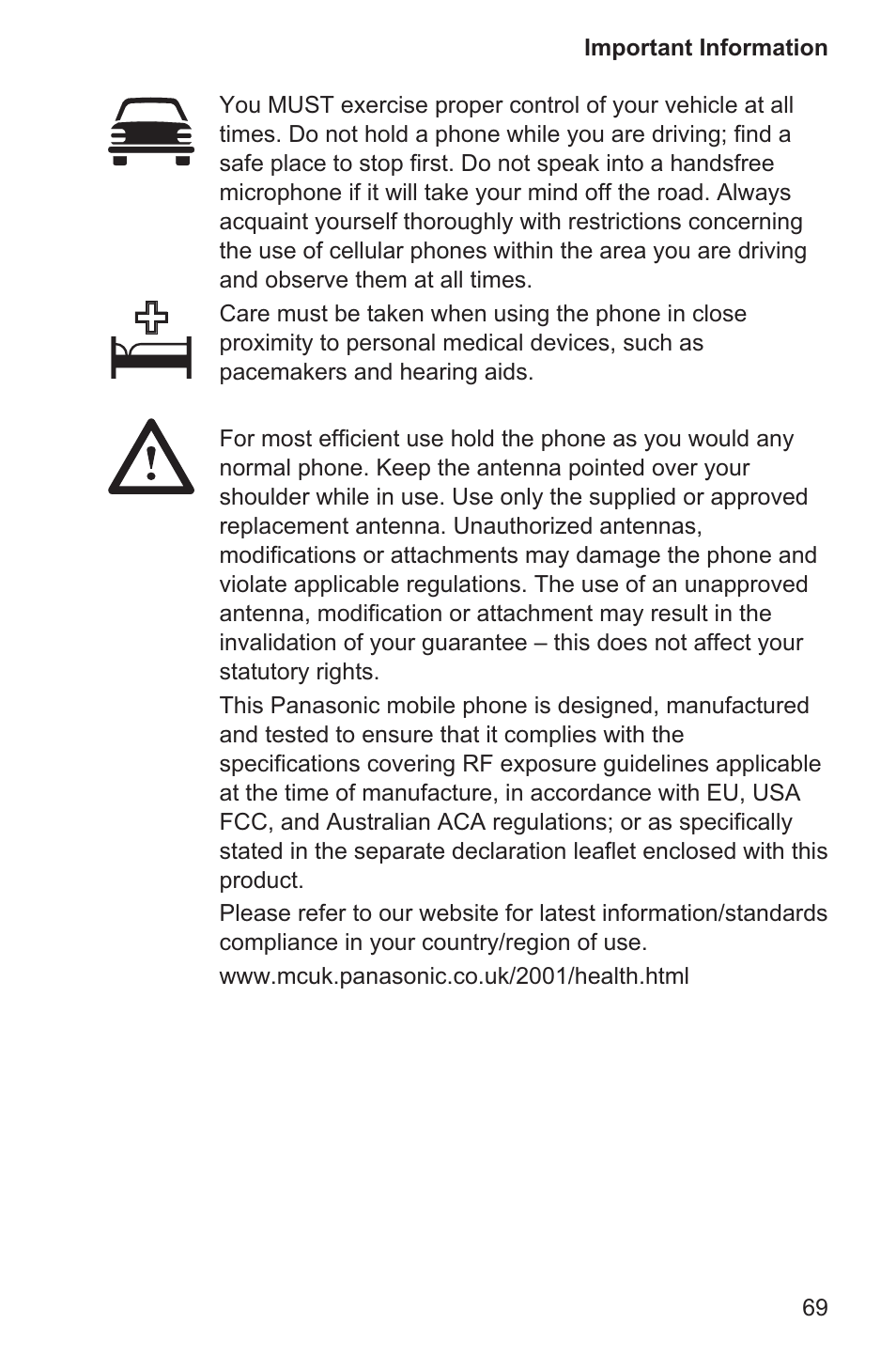 Panasonic EB-GD96 User Manual | Page 77 / 96