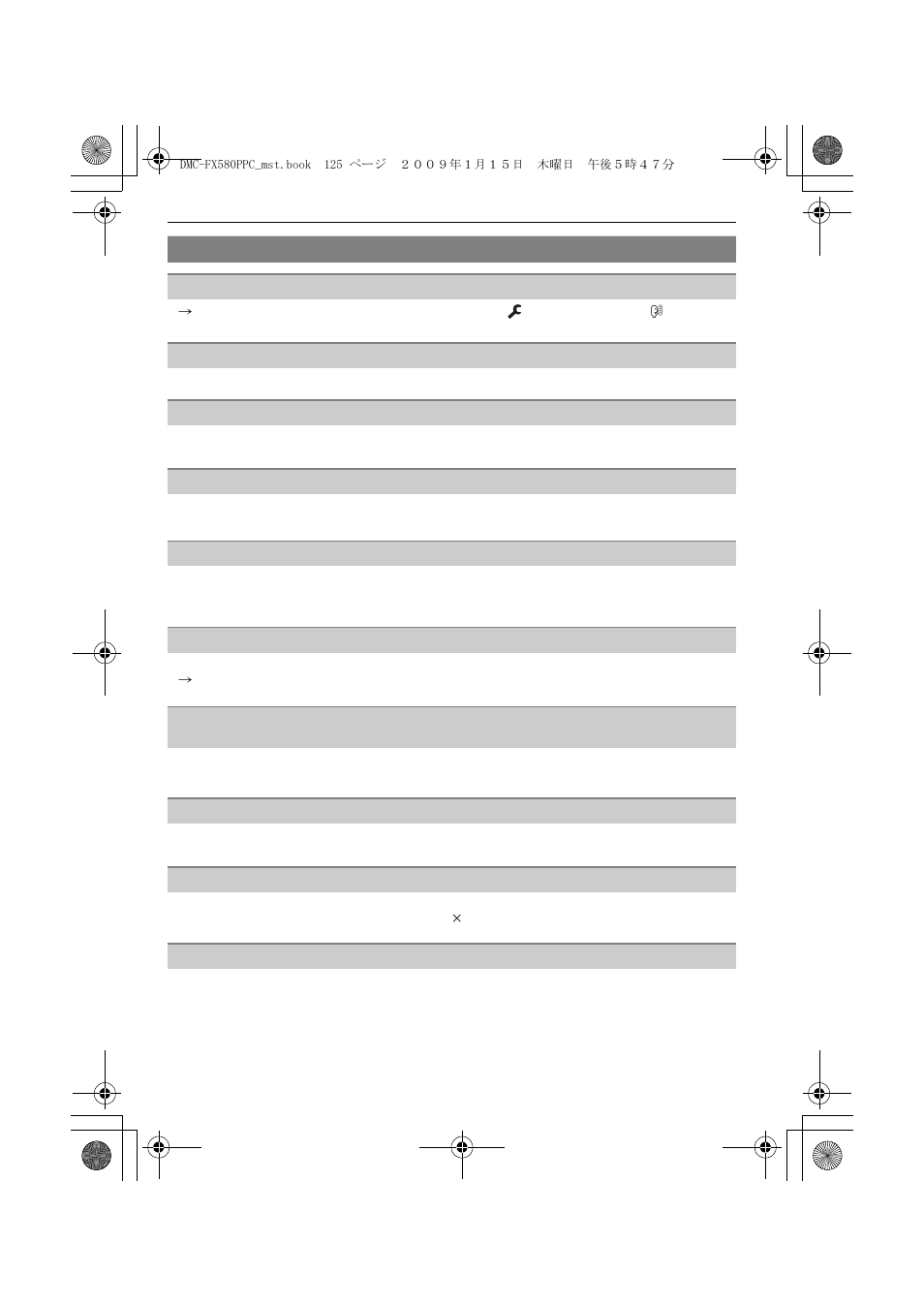 Panasonic DMC-FX580 User Manual | Page 125 / 144