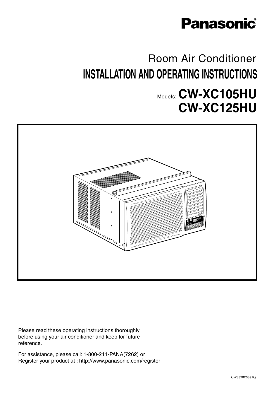 Panasonic CW-XC125HU User Manual | 36 pages