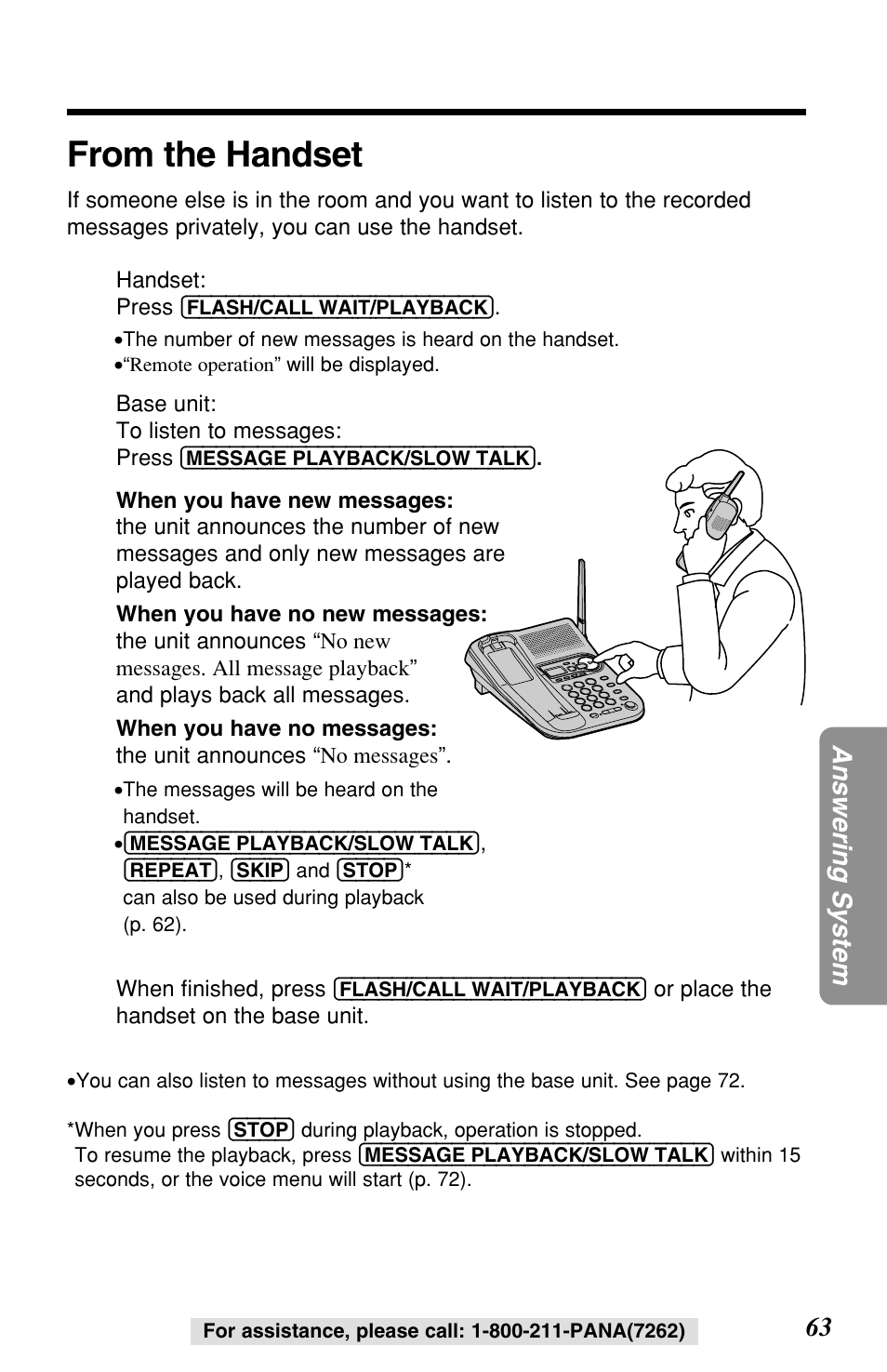 Panasonic KX-TG2257S User Manual | Page 63 / 96