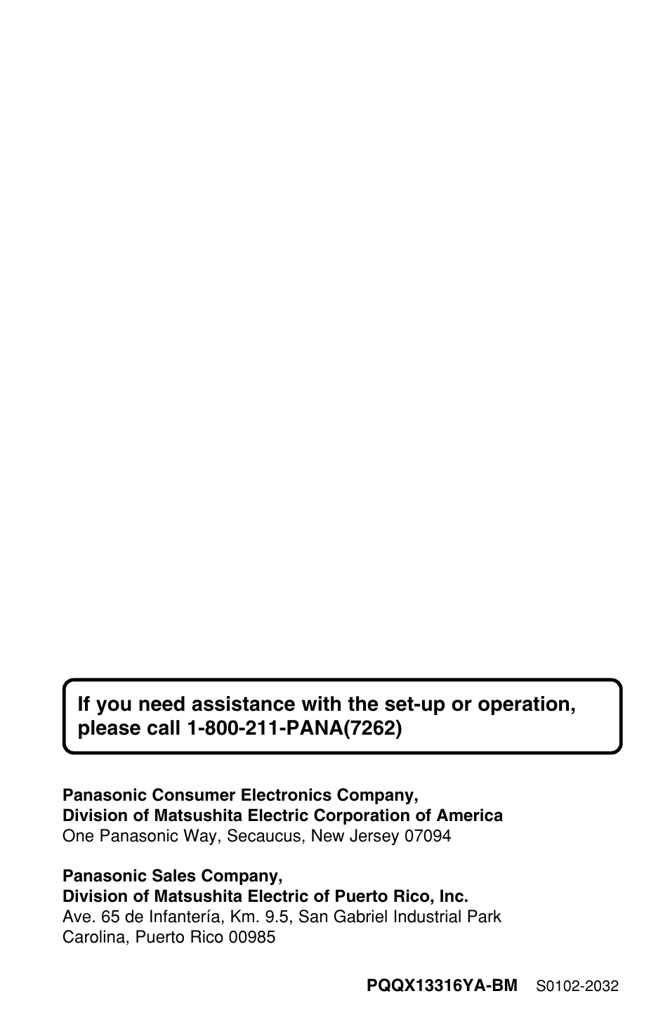 Panasonic KX-TG2257S User Manual | Page 96 / 96
