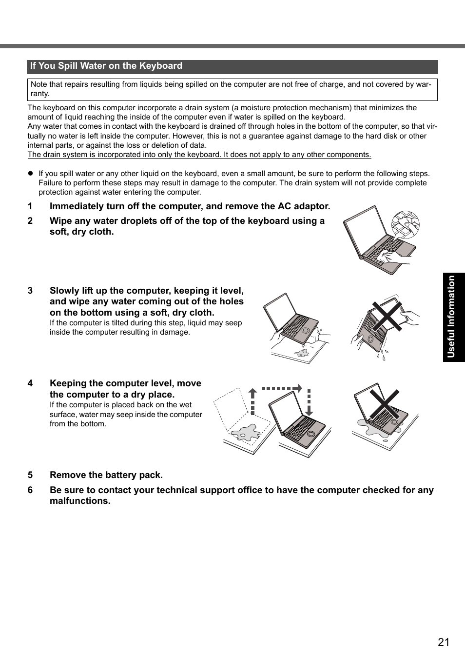 Panasonic CF-T7 User Manual | Page 21 / 44