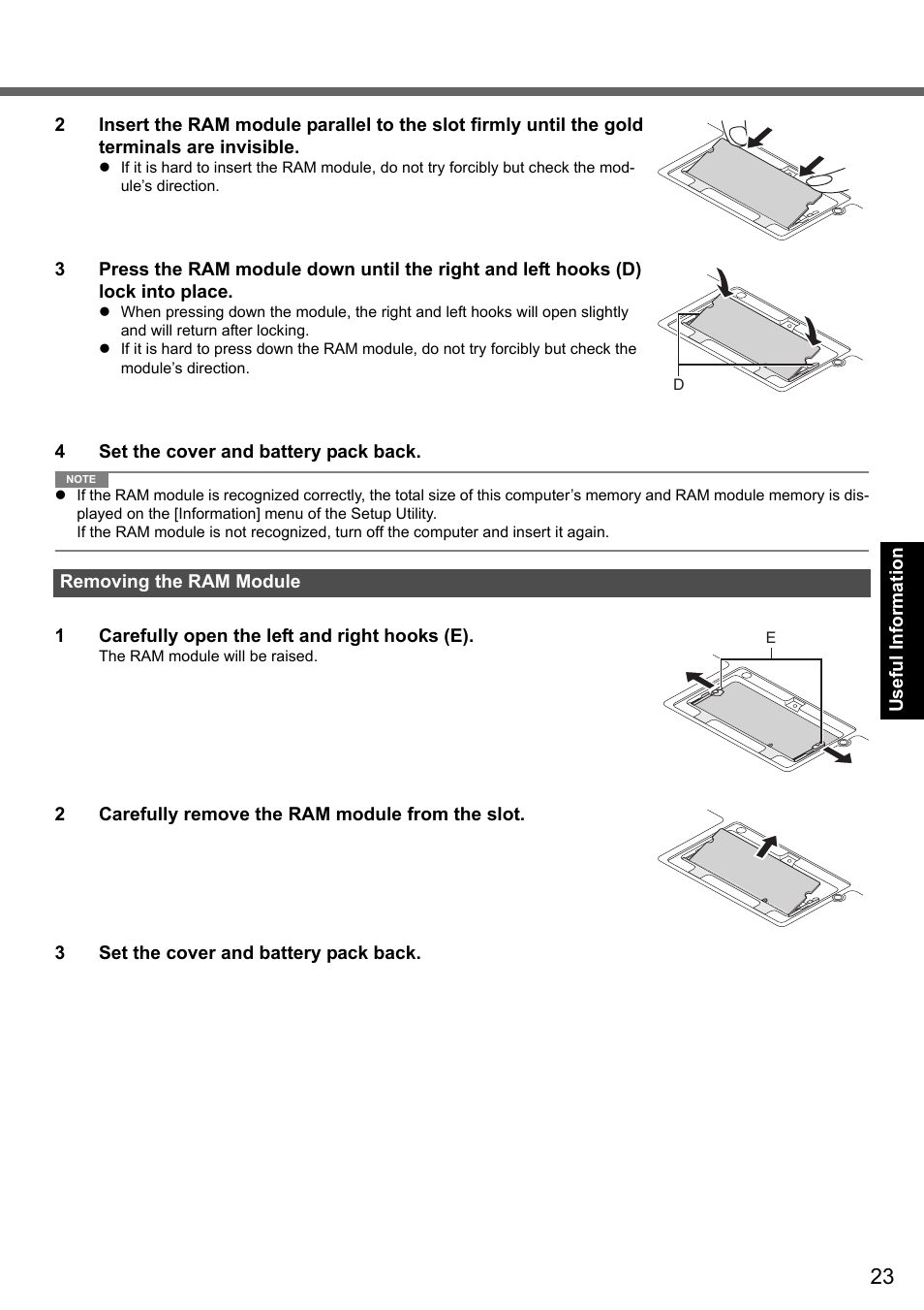 Panasonic CF-T7 User Manual | Page 23 / 44