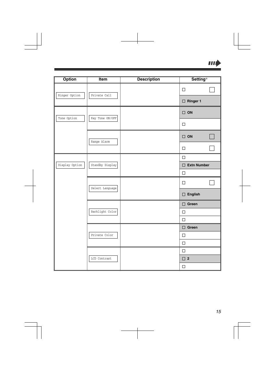 Panasonic KX-TD7580 User Manual | Page 15 / 20