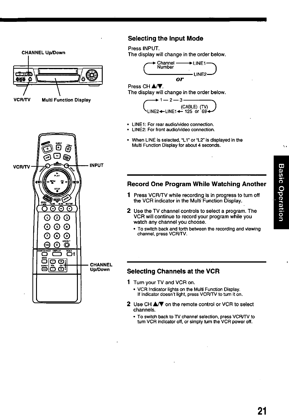 Panasonic PV-8665S User Manual | Page 21 / 44