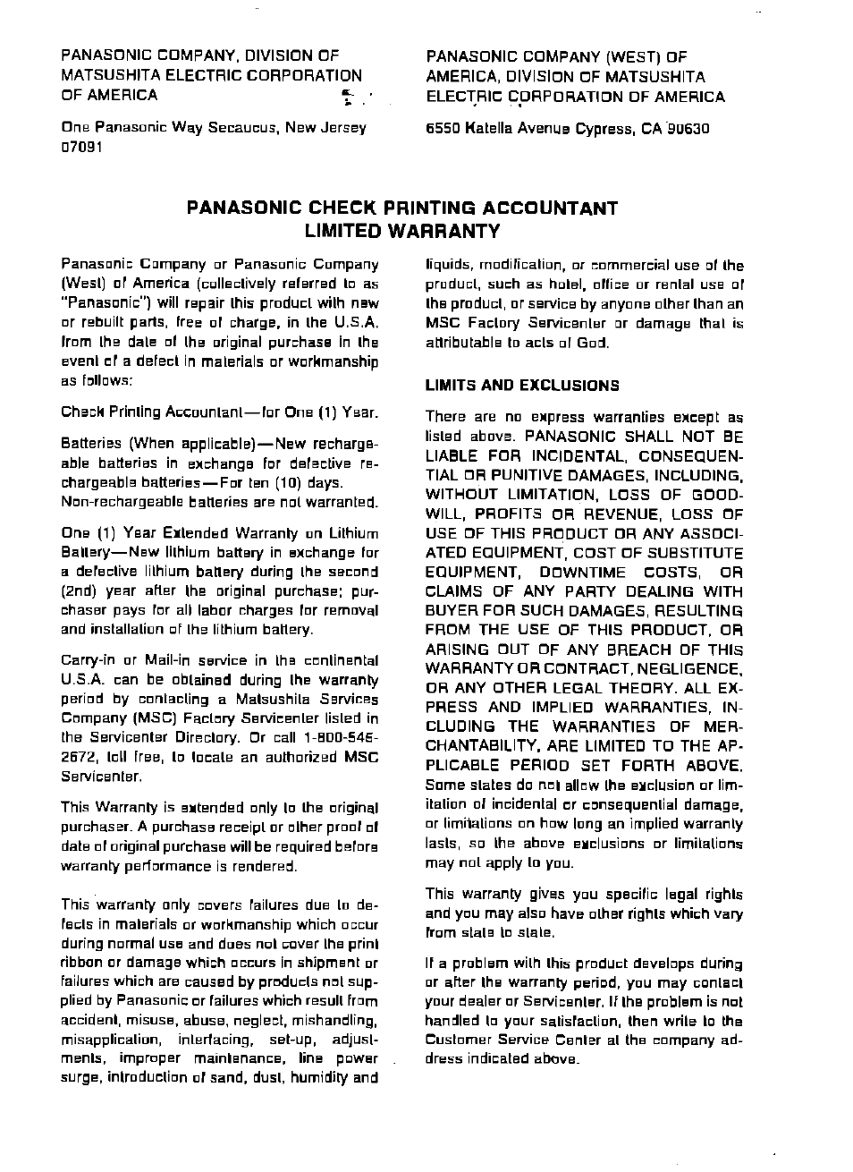 Panasonic KX-RC105 User Manual | Page 131 / 132