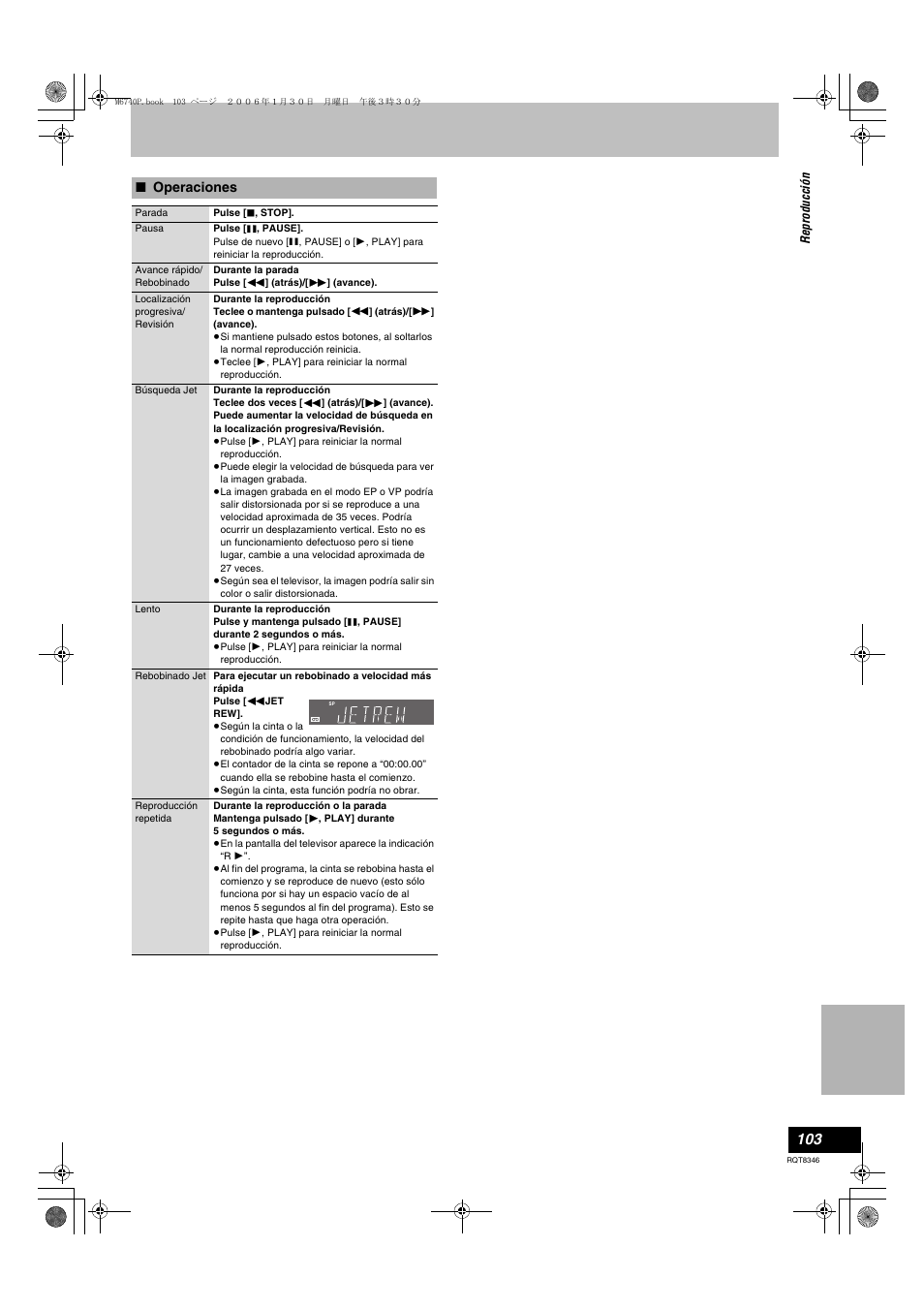 Operaciones | Panasonic DMR-EH75V User Manual | Page 103 / 104