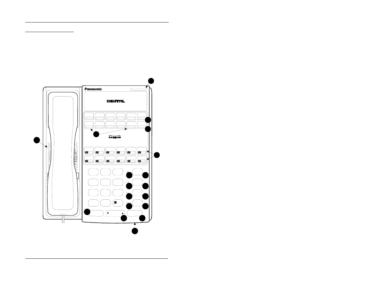 Non-display phones | Panasonic 44-Series User Manual | Page 10 / 87