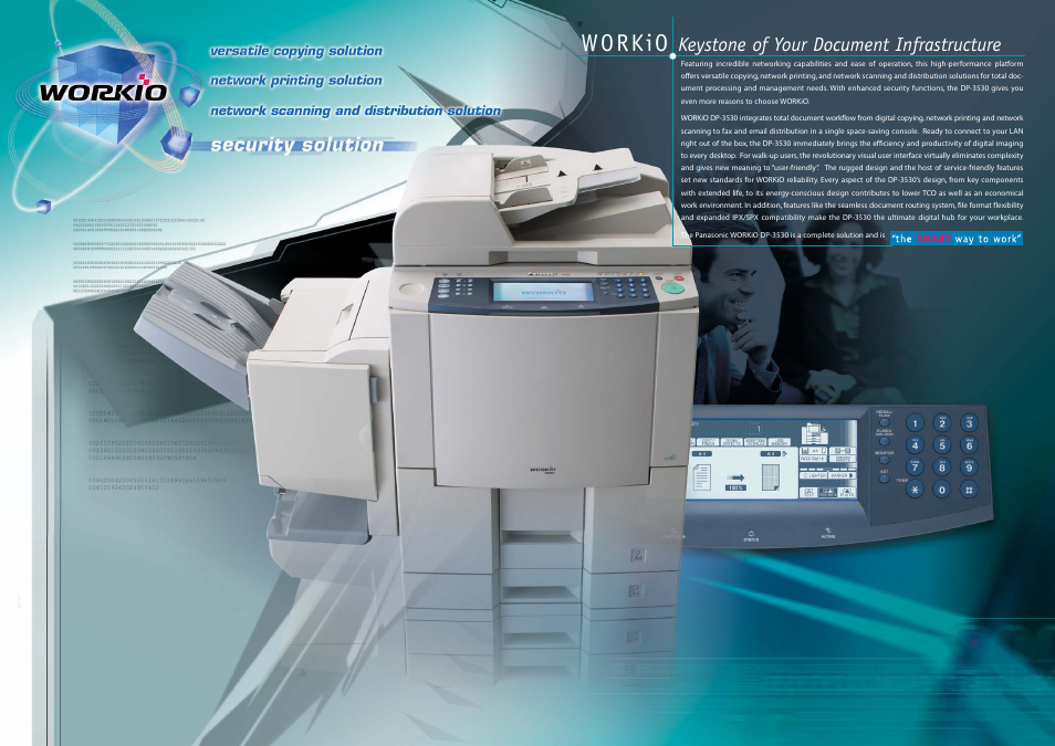 Keystone of your document infrastructure | Panasonic DP-3530 User Manual | Page 2 / 6