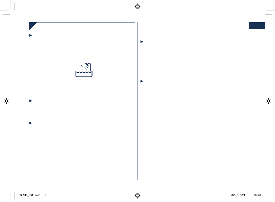 Panasonic ES8243 User Manual | Page 3 / 20