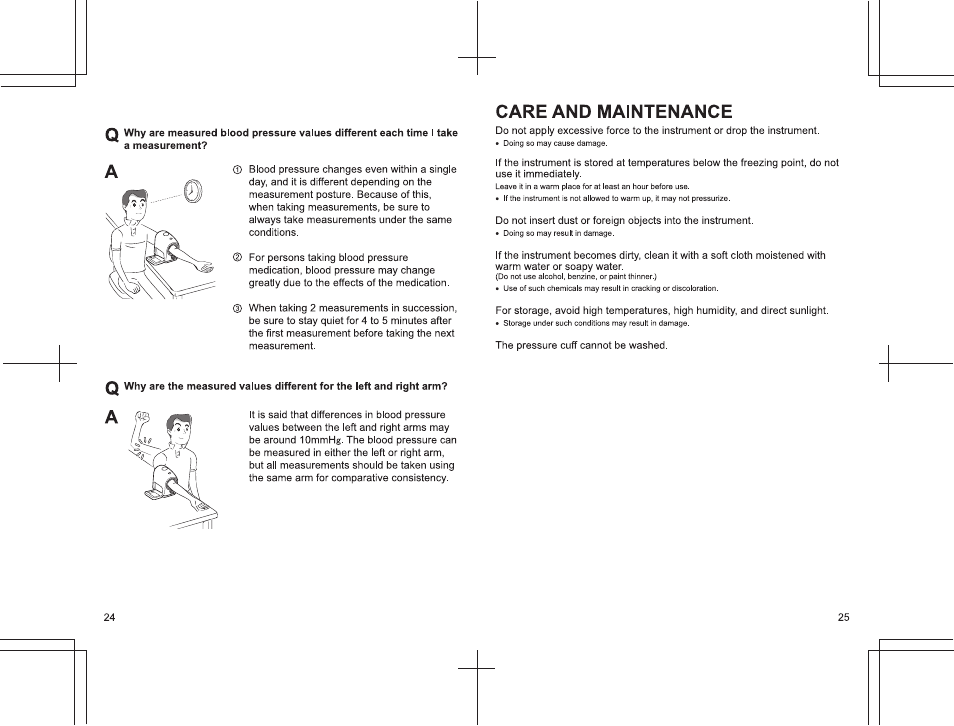 Care and maintenance | Panasonic EW3152 User Manual | Page 25 / 54