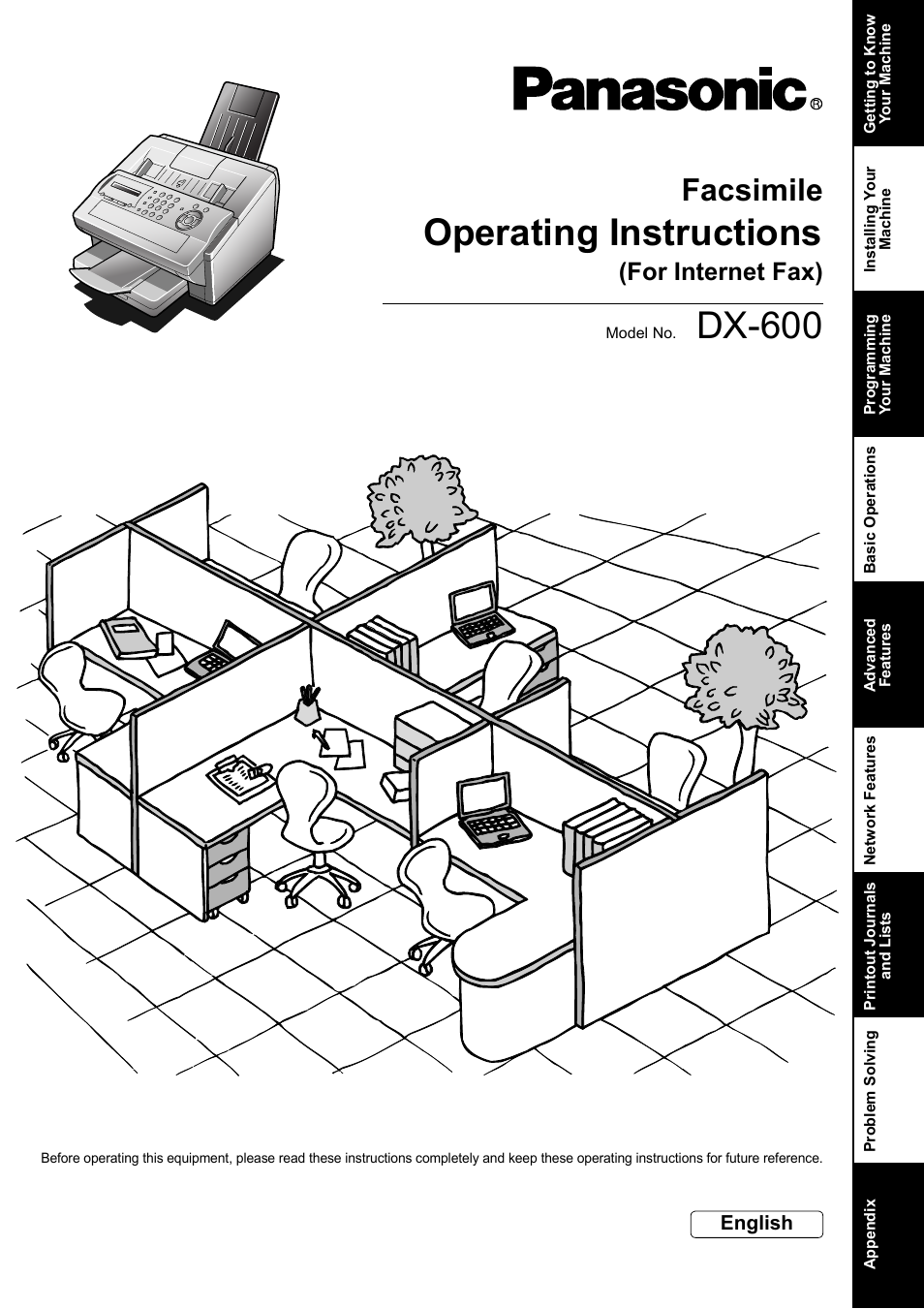 Panasonic DX-600 User Manual | 255 pages