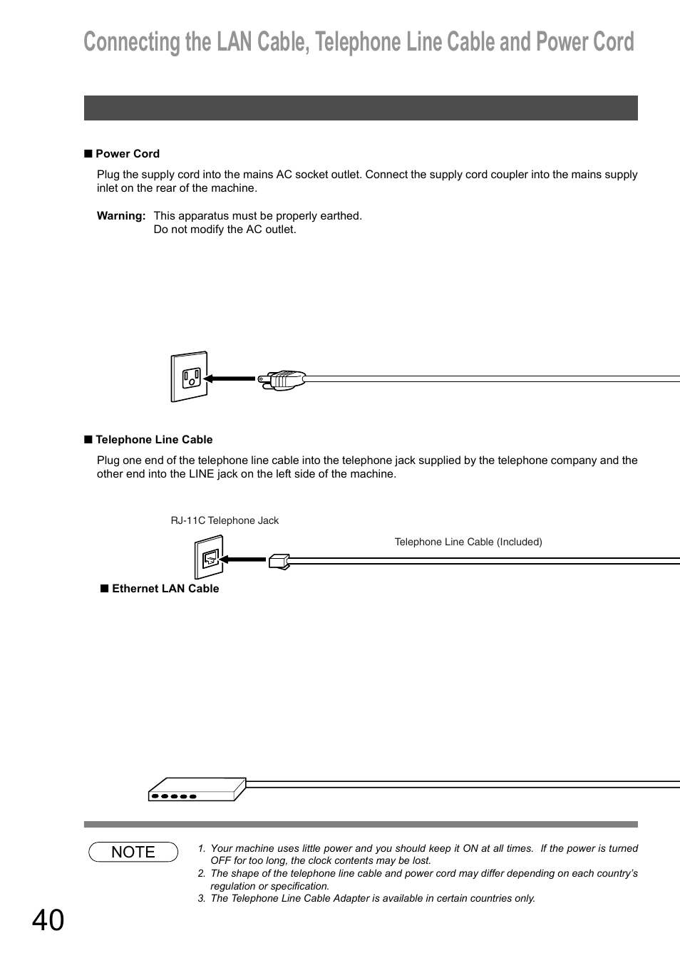 Panasonic DX-600 User Manual | Page 40 / 255