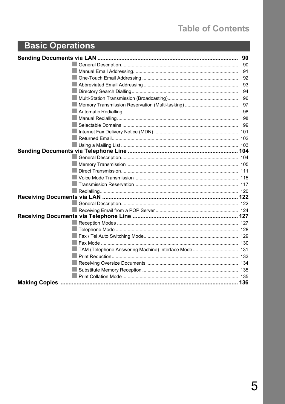 Panasonic DX-600 User Manual | Page 5 / 255