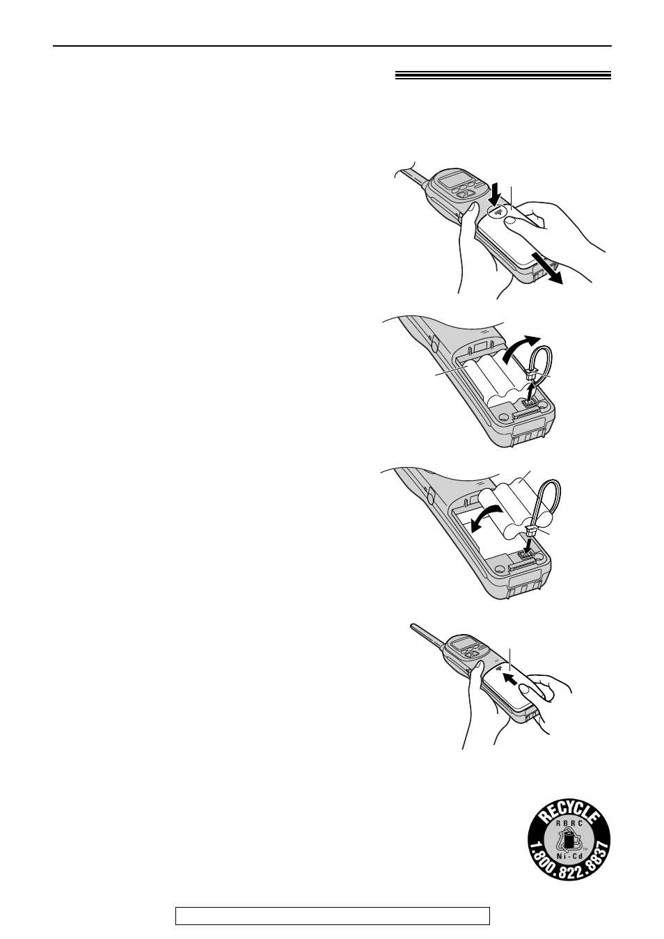 Battery, Replacing the handset battery | Panasonic KX-FPC165 User Manual | Page 101 / 112