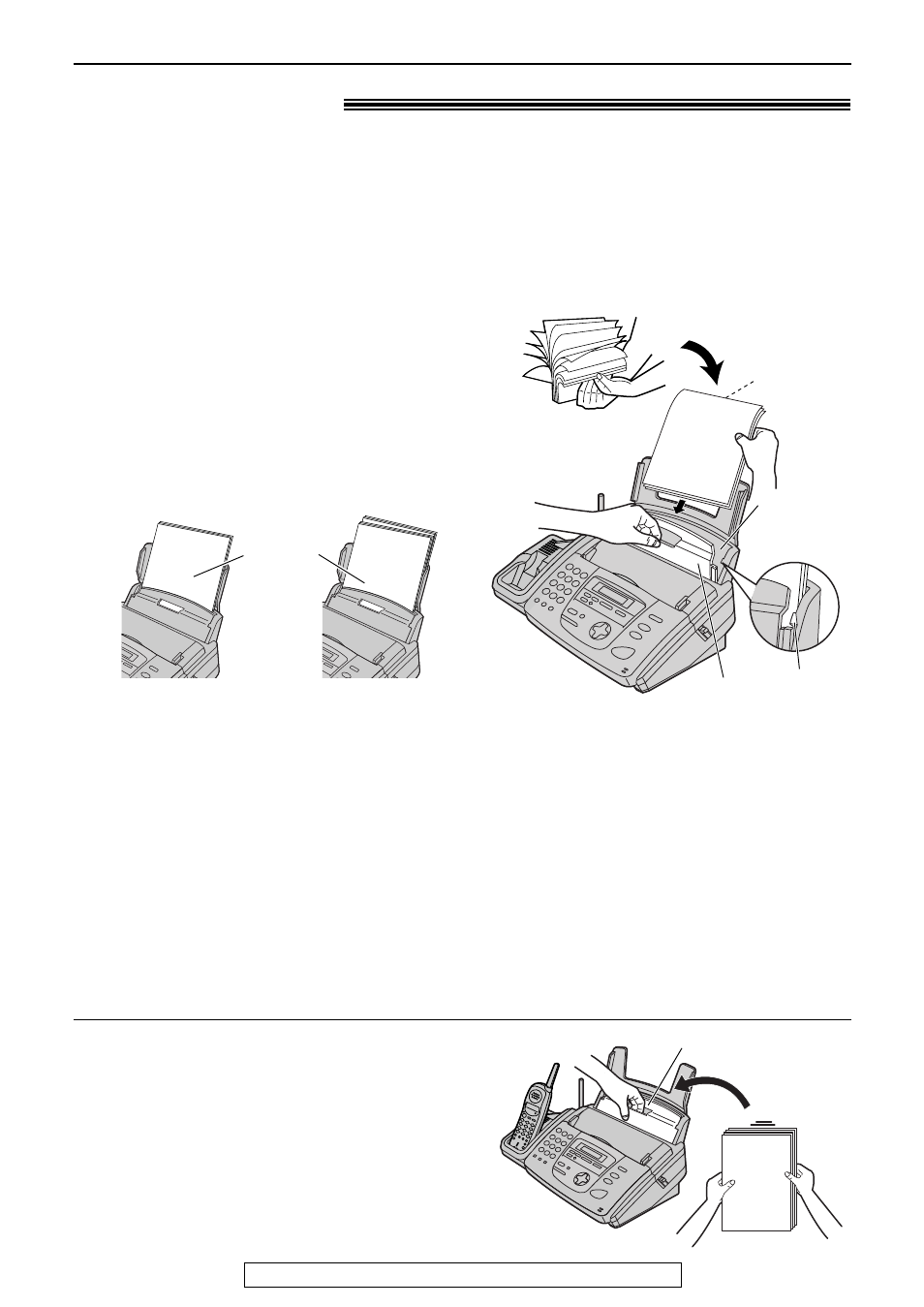 Setup (base unit), Recording paper | Panasonic KX-FPC165 User Manual | Page 15 / 112