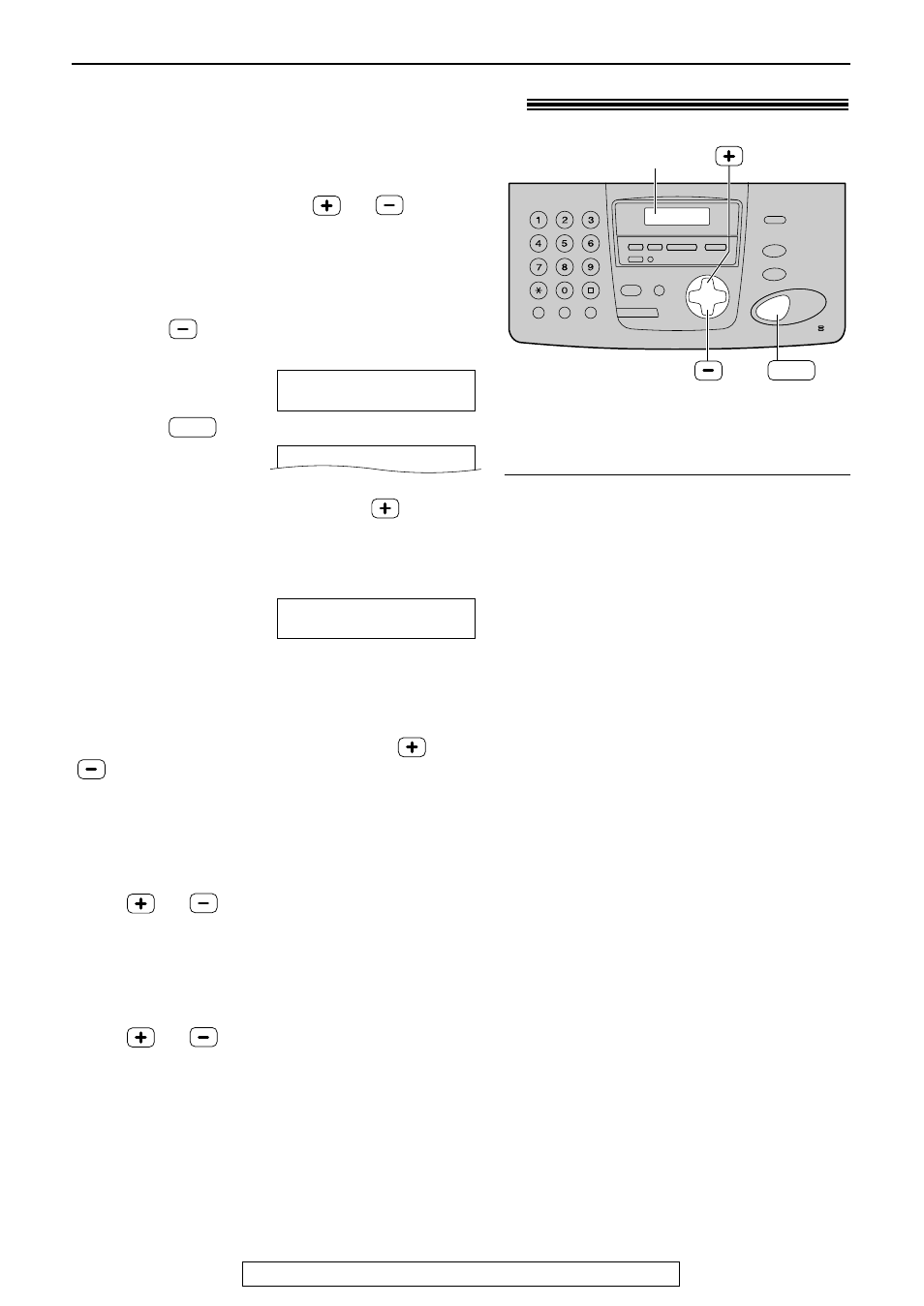Volumes, Adjusting base unit volumes, Ringer volume | Speaker volume, Fax voice guidance volume, Answering device volume | Panasonic KX-FPC165 User Manual | Page 24 / 112