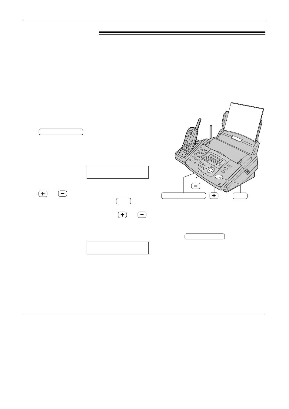 Answering device, Setup, Setting up the voice and fax message reception | Panasonic KX-FPC165 User Manual | Page 62 / 112