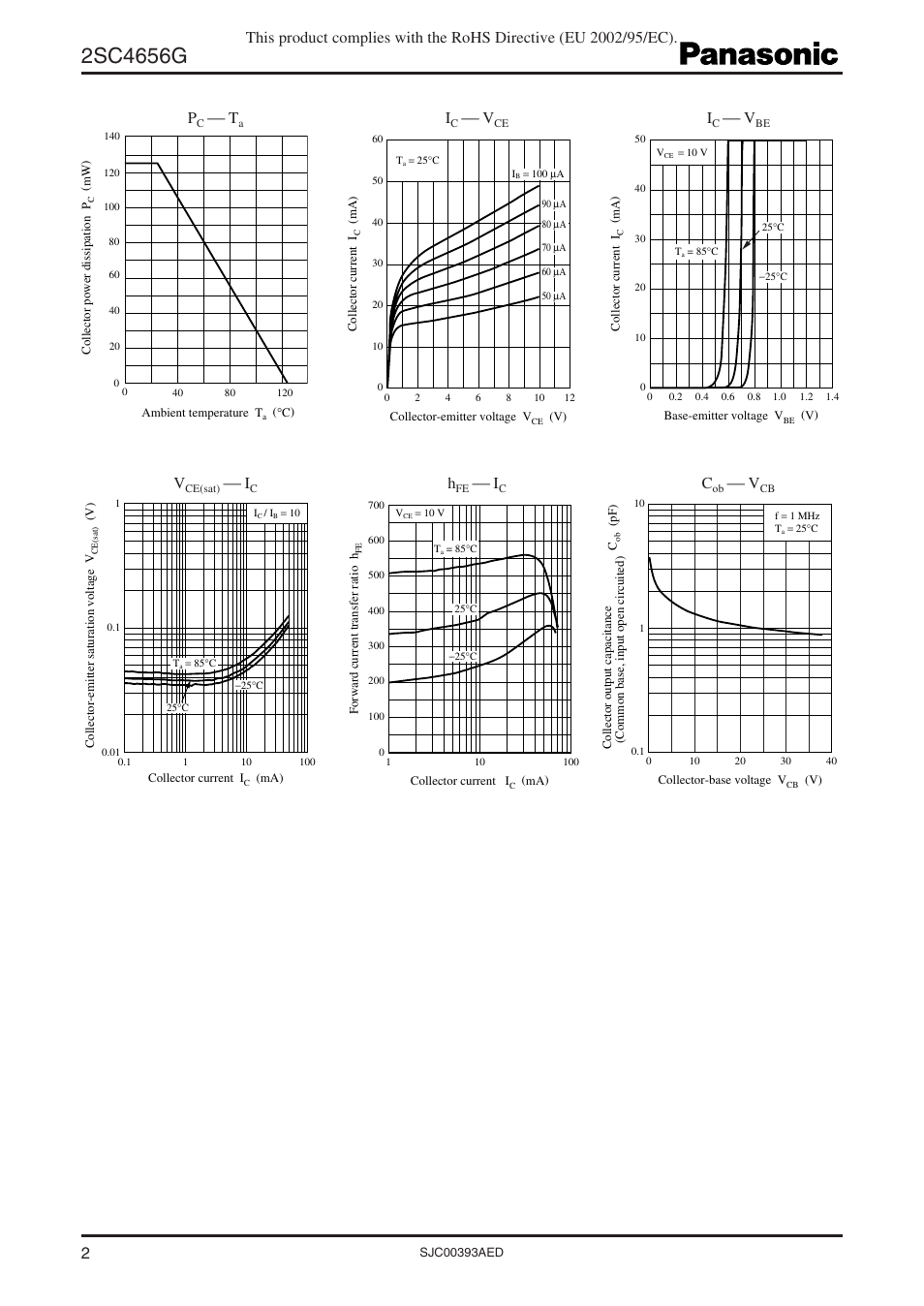 Panasonic 2SC4656G User Manual | Page 2 / 4