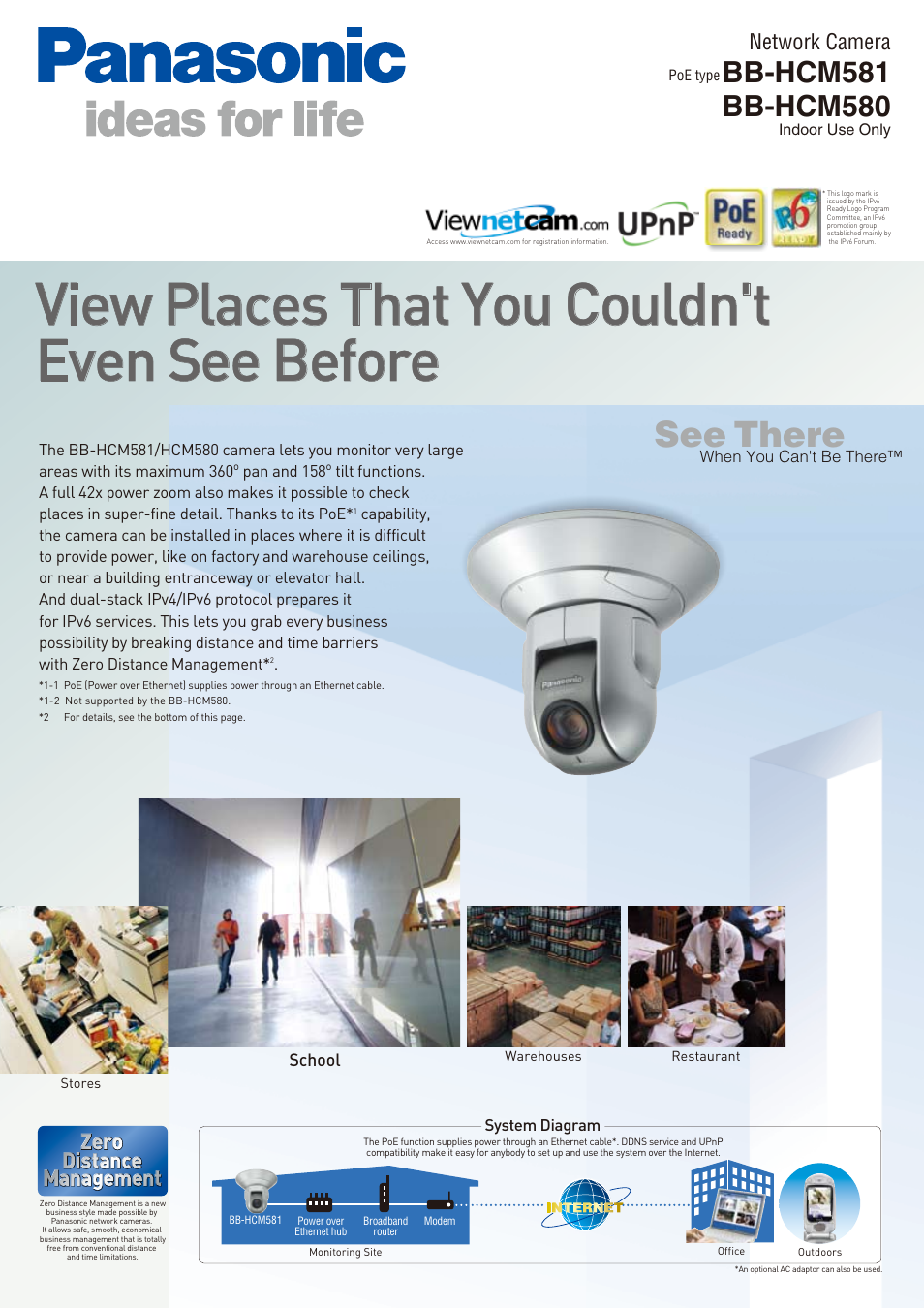 Panasonic BB-HCM580 User Manual | 2 pages