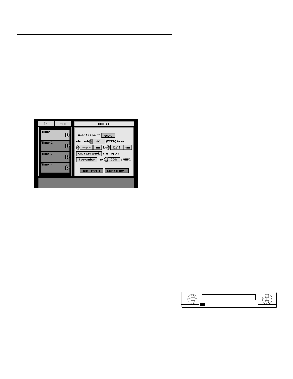 Timer feature, Setting up timer recordings, More features | Panasonic TU-IRD20 User Manual | Page 30 / 68