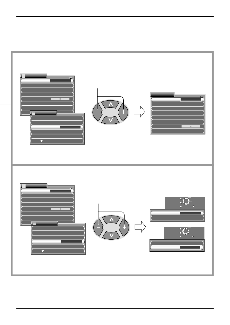 On-screen menu display from remote control | Panasonic TC-43P250H User Manual | Page 17 / 44
