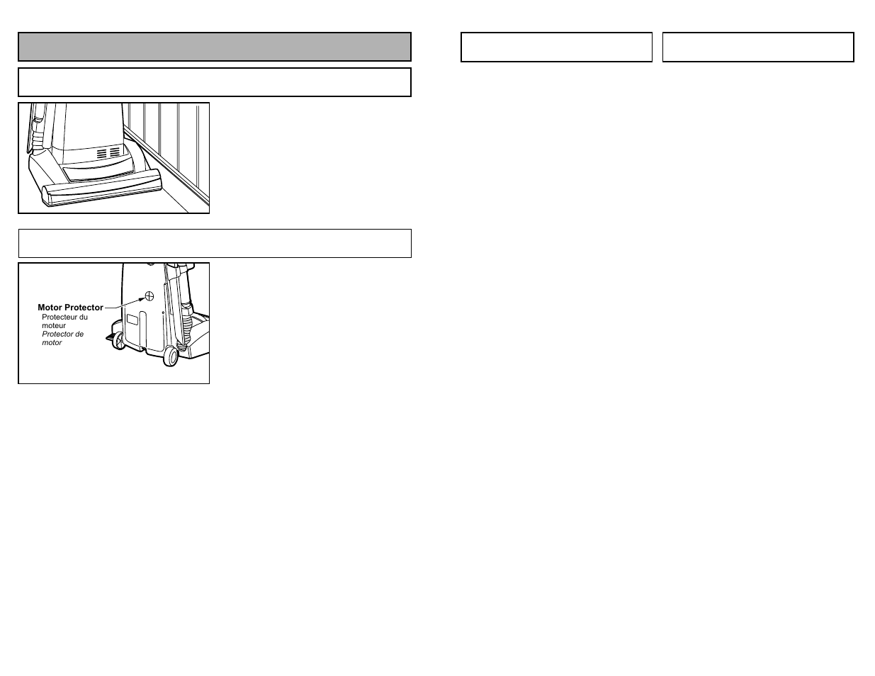 Features, Edge cleaning, Motor protector | Panasonic MC-V5210 User Manual | Page 18 / 48