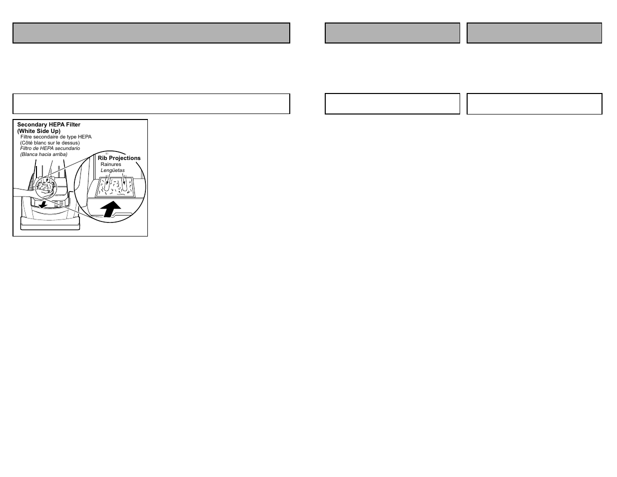 Routine care of vacuum cleaner, Replacing secondary hepa filter | Panasonic MC-V5210 User Manual | Page 24 / 48