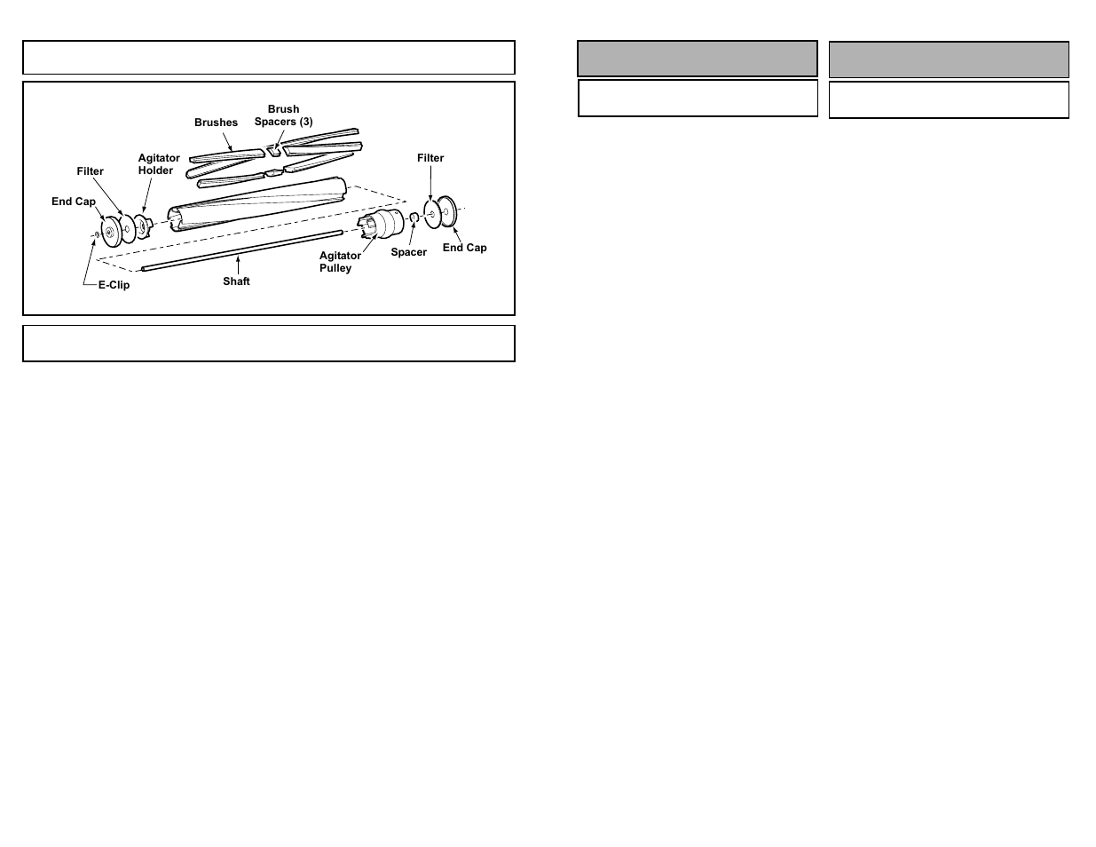 Agitator assembly, Cleaning exterior and tools, Montaje assemblage | Agitator assembly cleaning exterior and tools | Panasonic MC-V5210 User Manual | Page 34 / 48