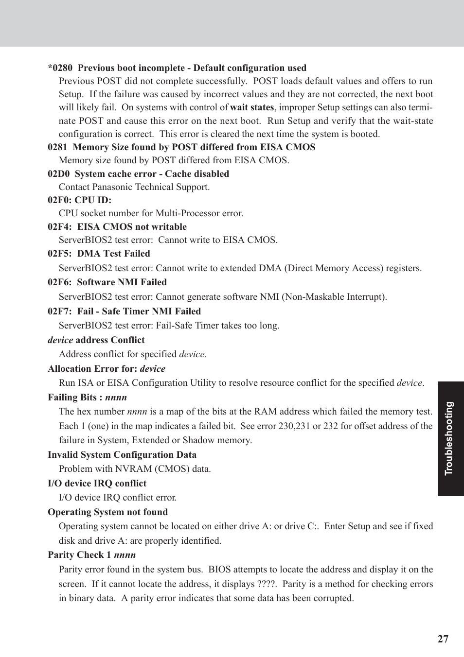 Panasonic CF-07 Series User Manual | Page 27 / 52