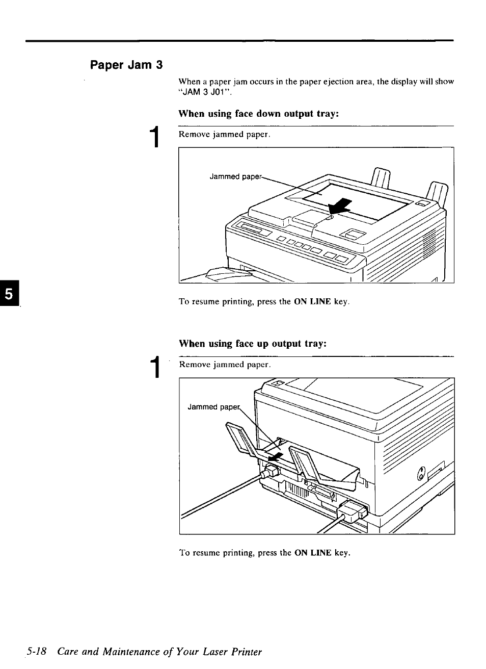 18 care and maintenance of your laser printer | Panasonic KX-P4440 User Manual | Page 112 / 152