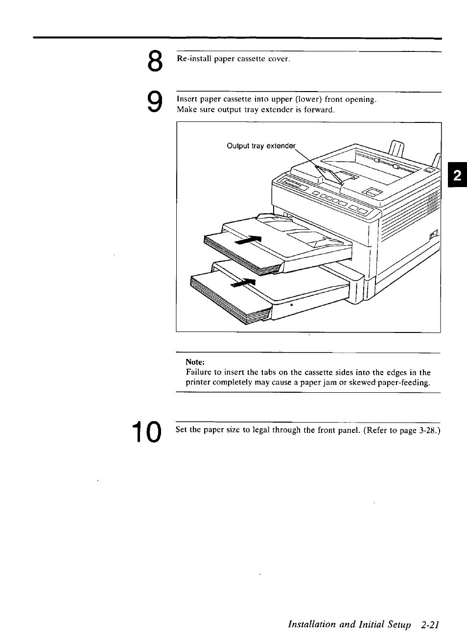 Panasonic KX-P4440 User Manual | Page 33 / 152