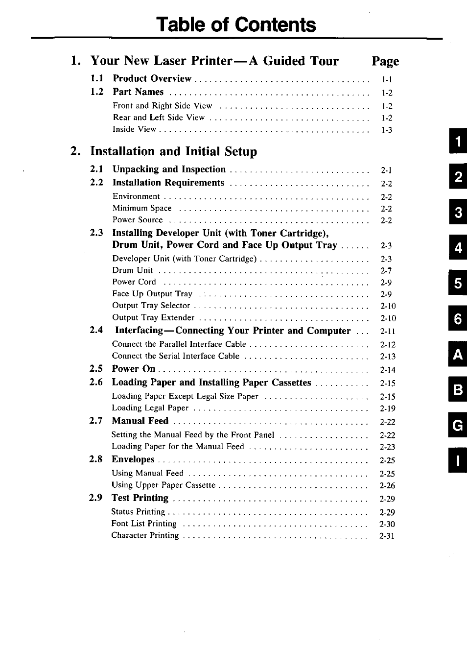 Panasonic KX-P4440 User Manual | Page 5 / 152