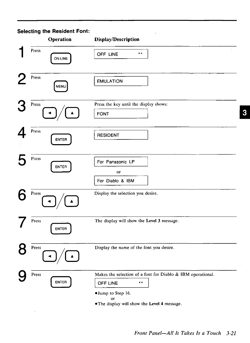 Panasonic KX-P4440 User Manual | Page 65 / 152