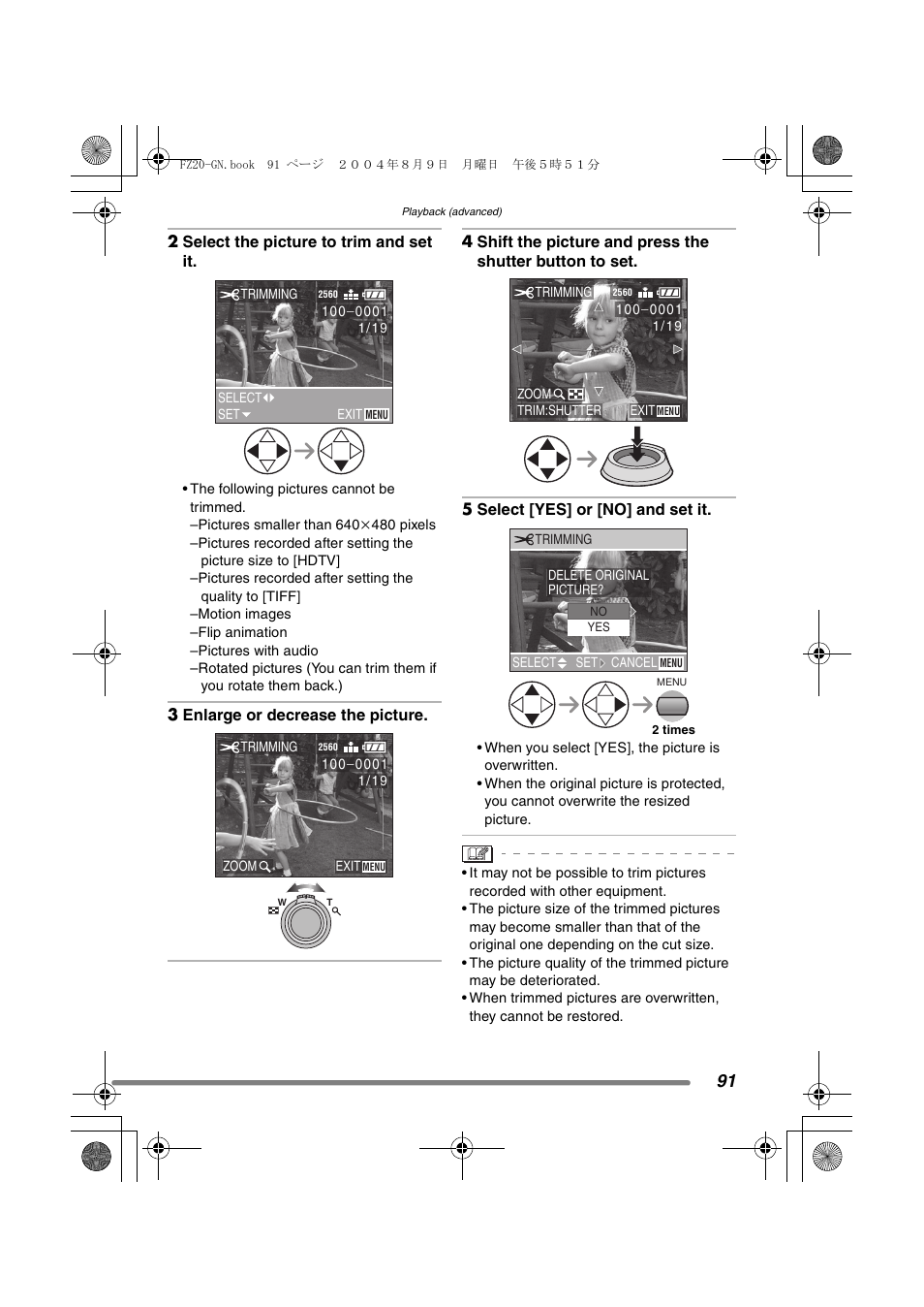 Panasonic DMC-FZ20GN User Manual | Page 91 / 116