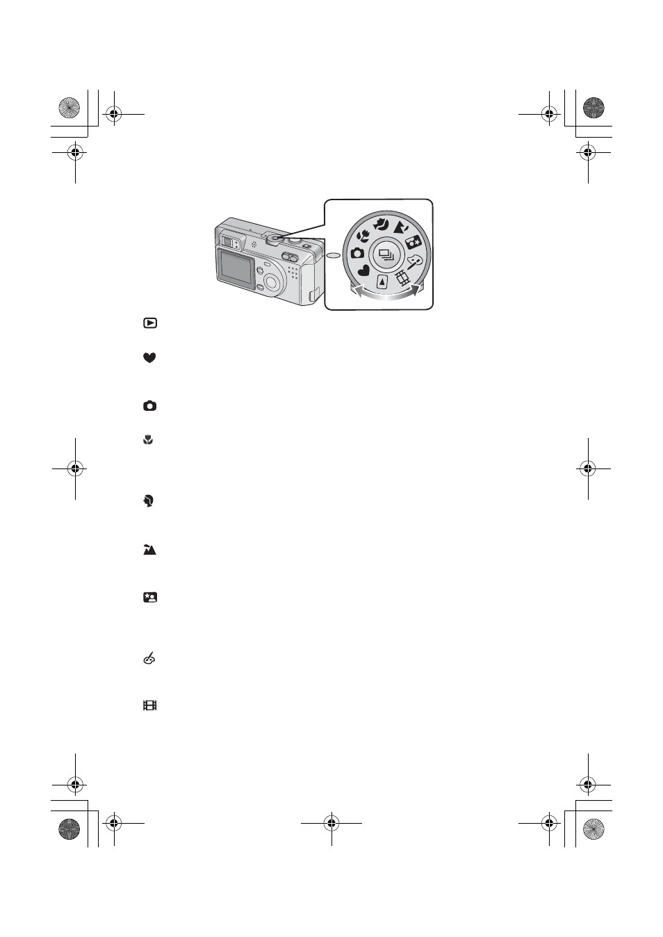 The mode dial | Panasonic DMC-F1PP User Manual | Page 22 / 100