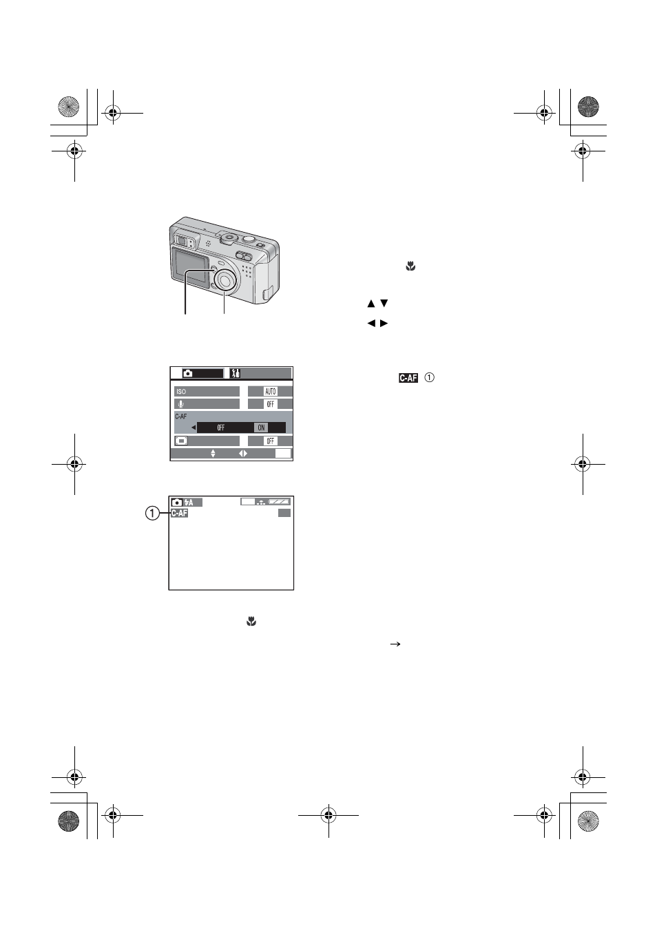 Using the continuous af | Panasonic DMC-F1PP User Manual | Page 34 / 100