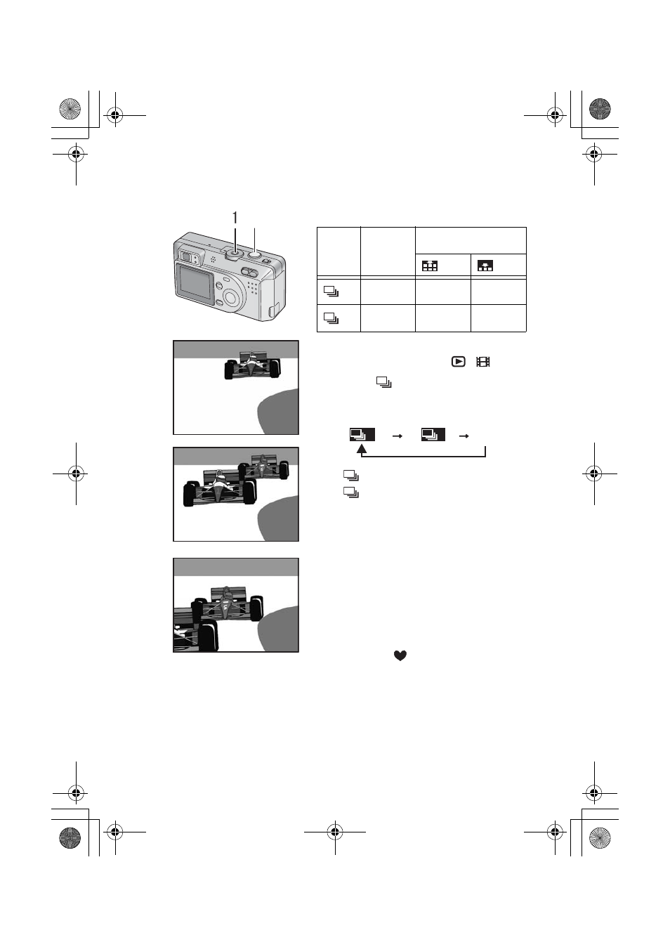 Taking pictures using burst mode | Panasonic DMC-F1PP User Manual | Page 52 / 100