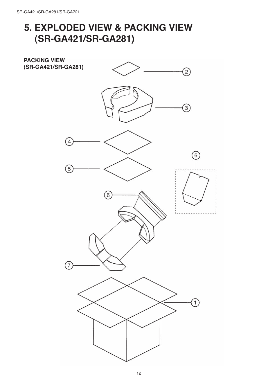 Panasonic SR-GA721 User Manual | Page 12 / 18