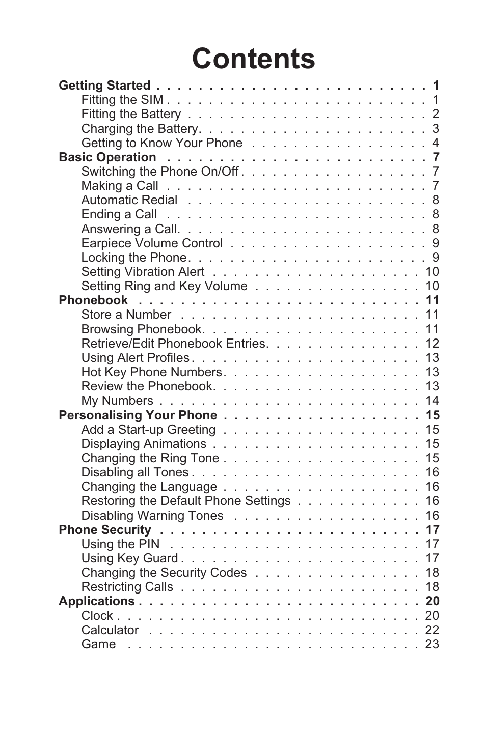 Panasonic EB-GD35 User Manual | Page 3 / 70