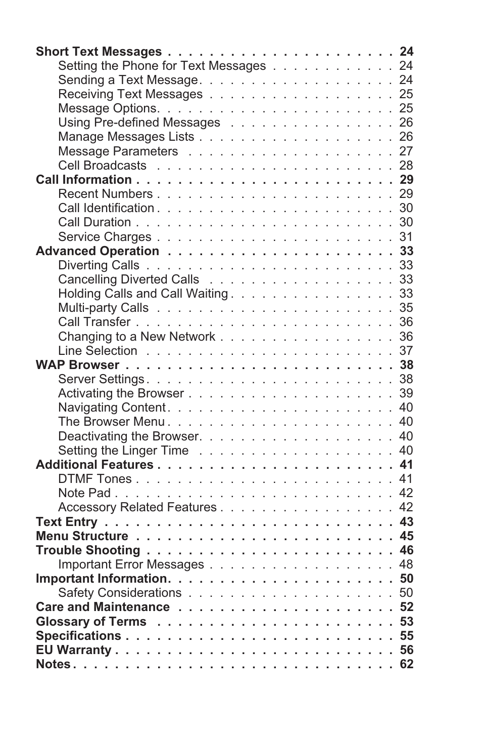 Panasonic EB-GD35 User Manual | Page 4 / 70