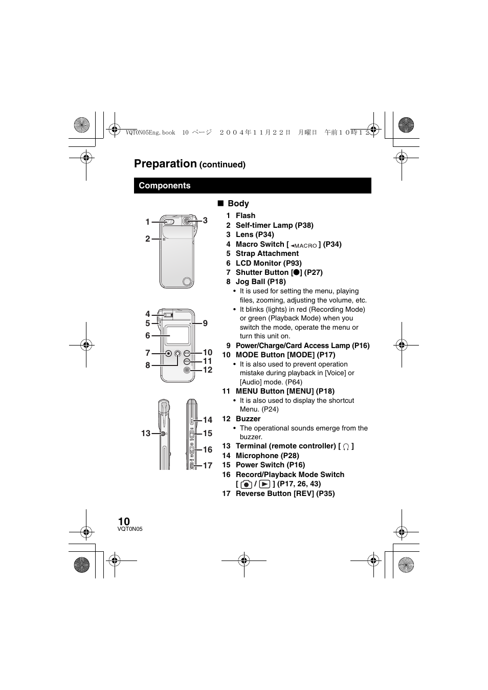 Preparation | Panasonic D-SNAP SV-AS30 User Manual | Page 10 / 104